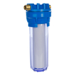 Фильтр магистральный Гейзер 1П 1/2-3/4 прозрачный - Фильтры для воды - Магистральные фильтры - Магазин электрооборудования для дома ТурбоВольт